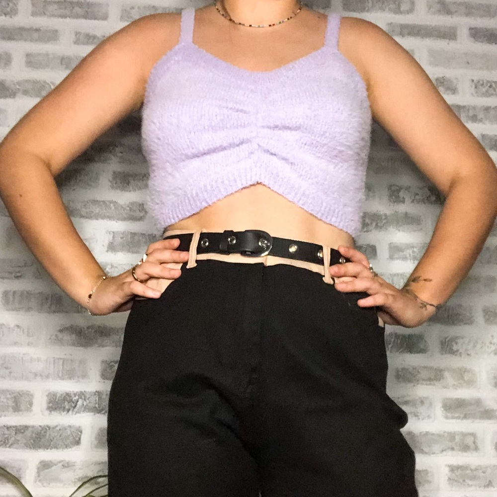 Hazel Moon Lavender Crop Top
